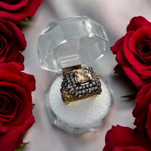 Bold Vintage-Inspired Statement Ring - Image 2